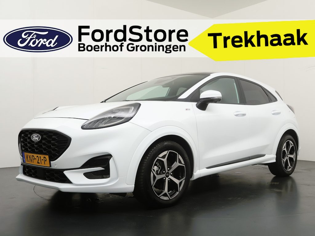 Ford Puma EcoBoost 125 pk Hybrid ST-Line | Trekhaak | Winter Pack | Adapt. Cruise | Pano | FULL LED | Elektr. achterklep |