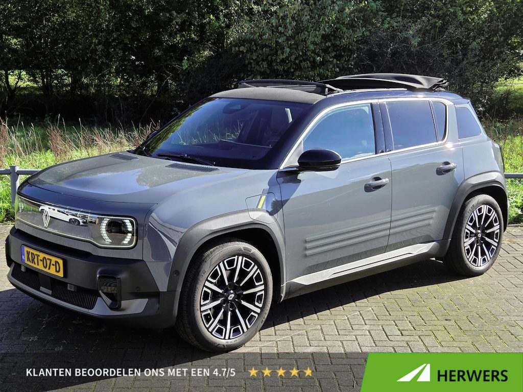 Renault 4 comfort range iconic canvas dak 52 kWh / Trekhaak / Harman Kardon / Camera / Carplay / Android Auto / Adaptieve Cruise Control /