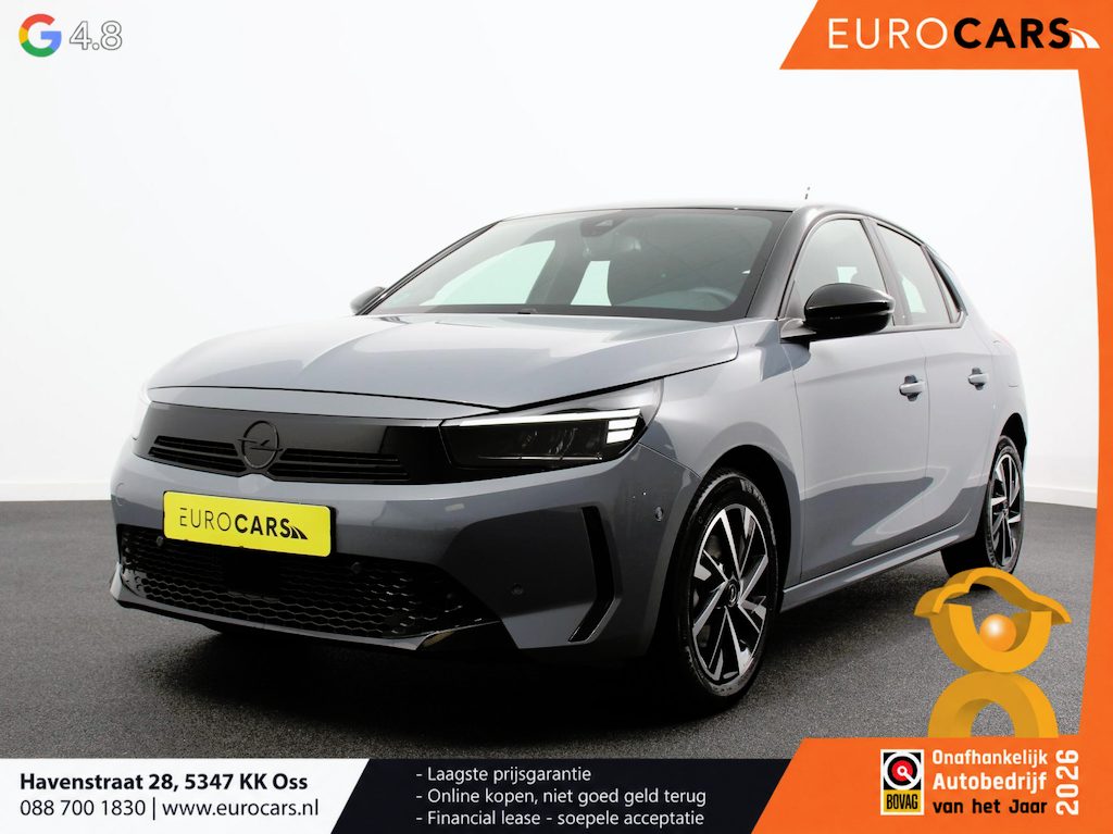 Opel Corsa 1.2 Turbo 100pk GS Nieuw model!  Navigatie Apple Carplay/Android Auto Airco Camera Parkeer sensoren Cruise Control Lichtmetalen Velgen