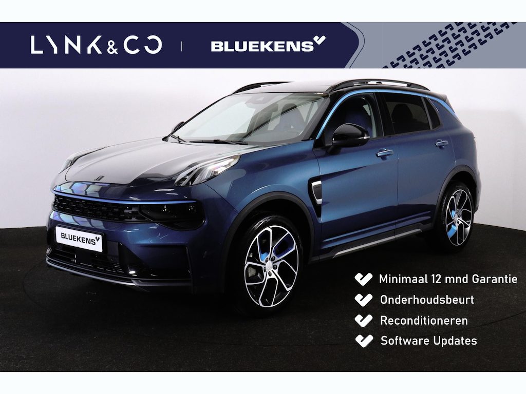 Lynk & Co 01 1.5 - Panorama/schuifdak - Adaptieve Cruise control met stuurovername - 360º Camera - Infinity Audio by Harman/Kardon - BLIS - Stoelverwarming voor - Adaptieve LED koplampen - Geïntegreerde dashcam voor - Elektr. bedienb. achterklep - Draadloze Apple Carplay & Android Auto - Keyless Entry & drive - 20' LMV