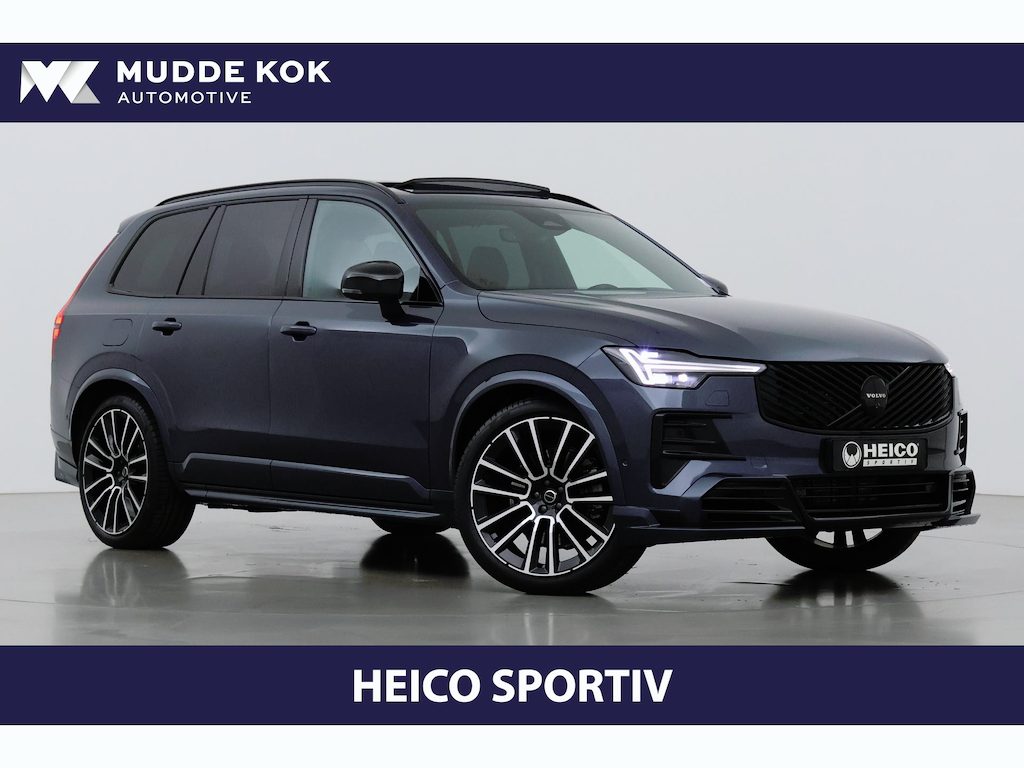 Volvo XC90 T8 Ultra Black Edition | HEICO | Luchtvering | B&W | Stoelventilatie | 22 inch | Pilot Assist