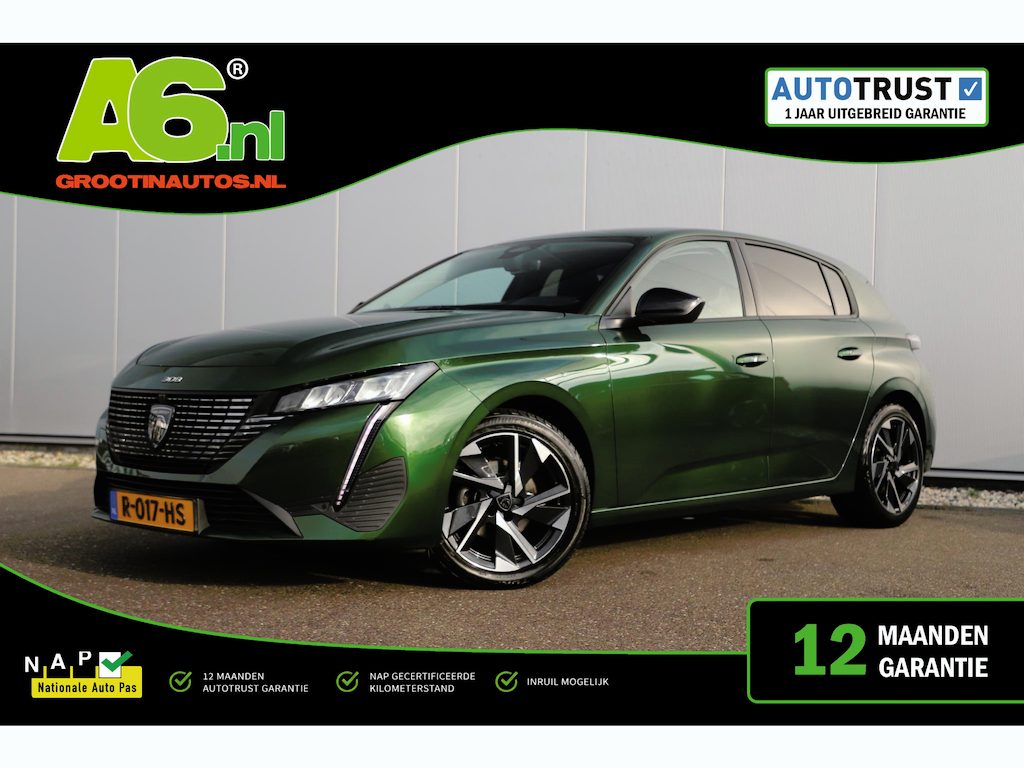 Peugeot 308 1.2 PureTech Allure Pack Business Automaat LMV Half Leder Navigatie Achteruitrijcamera Carplay Android Adaptive Cruise