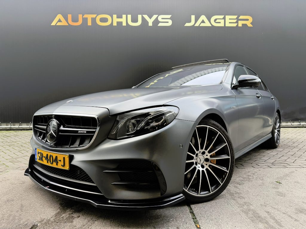 Mercedes-Benz E-klasse AMG 43 4Matic Pano Hud Verkoeling Burmester Softclosed 360 Maxton Leer Parfum DigiCam