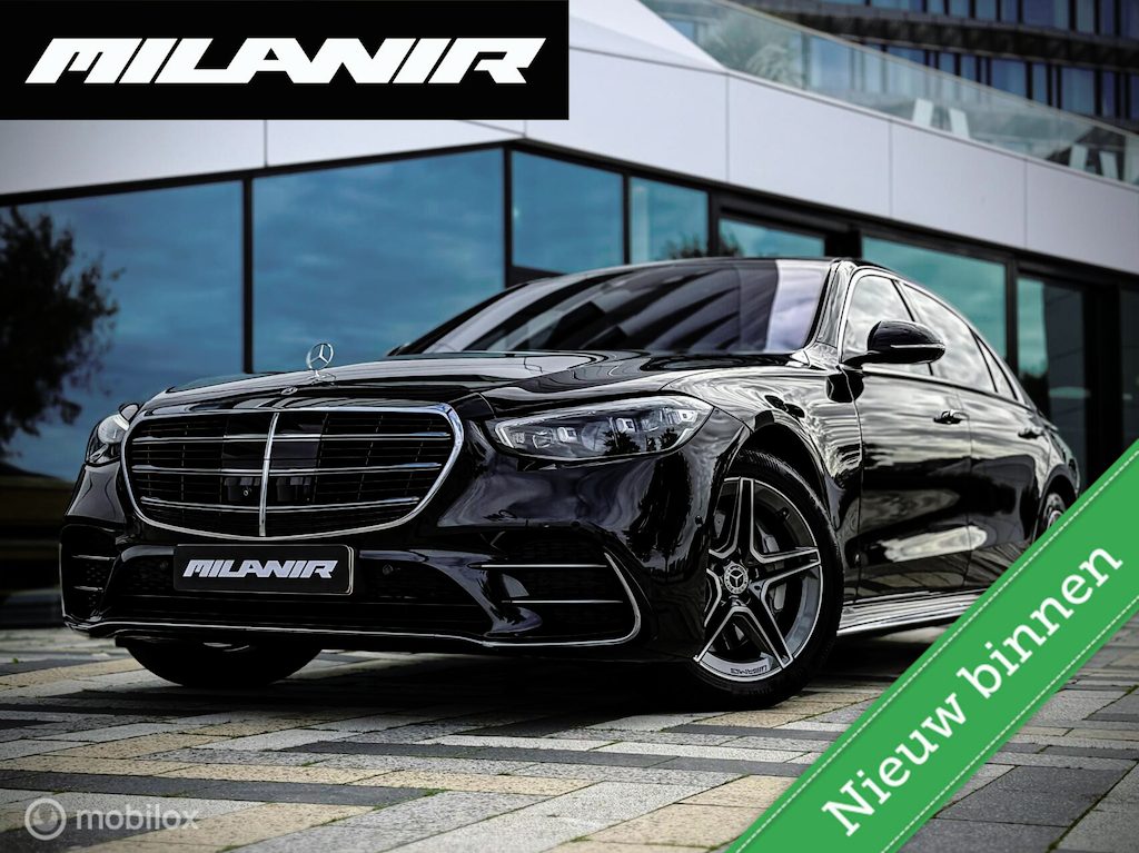 Mercedes-Benz S-klasse 580 e 4MATIC Lang AMG Line|chauffeurspakket|pano|tv schermen|drive pilot