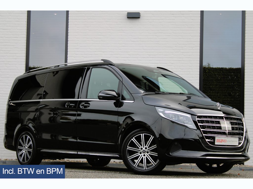 Mercedes-Benz V-klasse 300d / AMG / Exclusive / 7-Pers / 4-Matic / Luchtv / Elec Stoel / Burmester / Vol Opties / NIEUWSTAAT