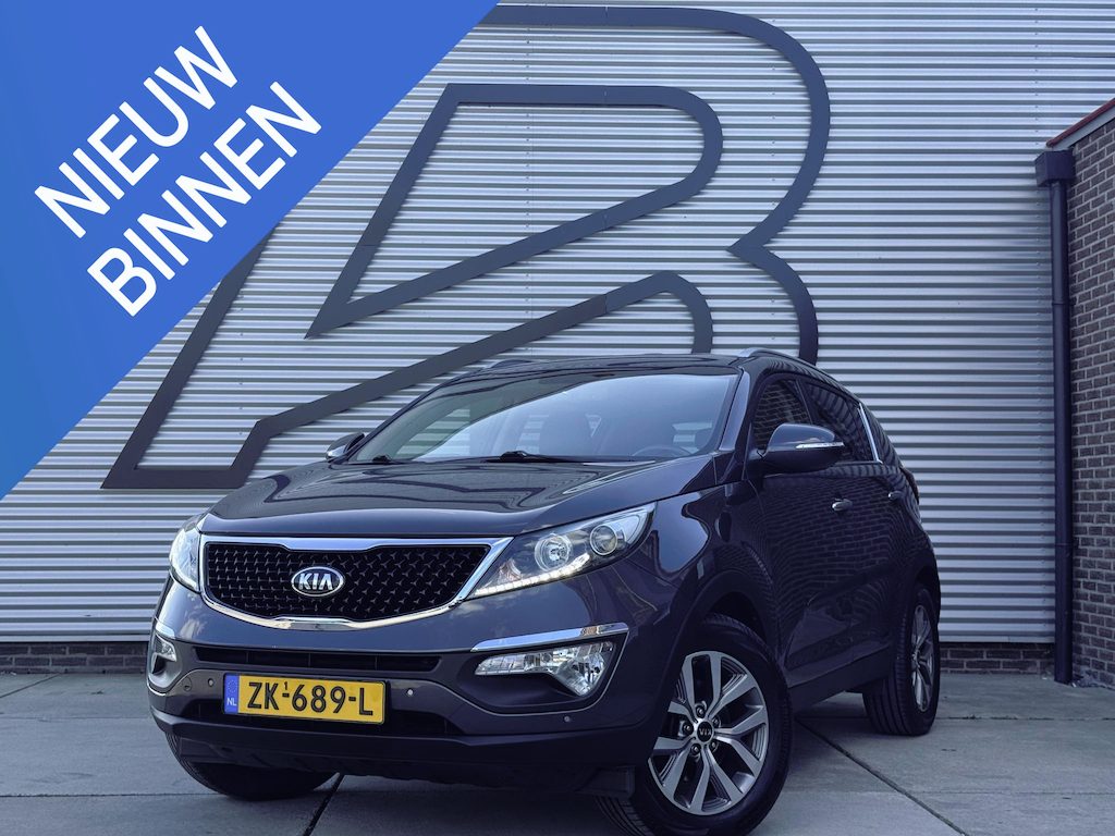 Kia Sportage 1.6 GDI DynamicPlusLine Navi|Trekhaak|Clima|Cruise|Stoelverwarming|PDC V+A|Leder|APK tot 02-2027