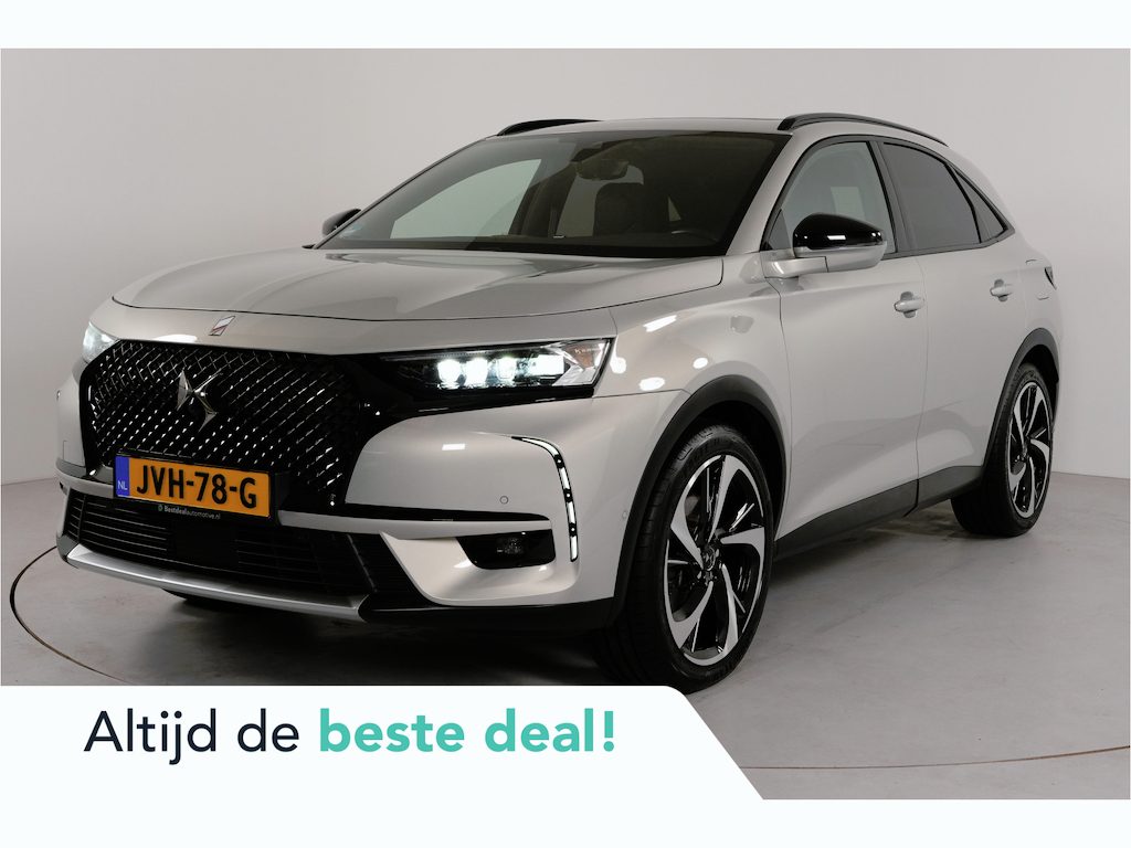 DS 7 E-Tense 1.6 PHEV 300 pk 4x4 | Pano | Leder | Massage | Nachtzicht | Stl. verw. | Camera 360 | El. klep | Premium Audio |