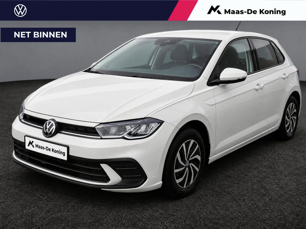 Volkswagen Polo 1.0 TSI 95pk Life Edition · Camera · Apple/Android Car Play · P-Sensoren · Airco · Trekhaak · 15'' Inch · Garantie t/m 29-09-2028 of 100.000km