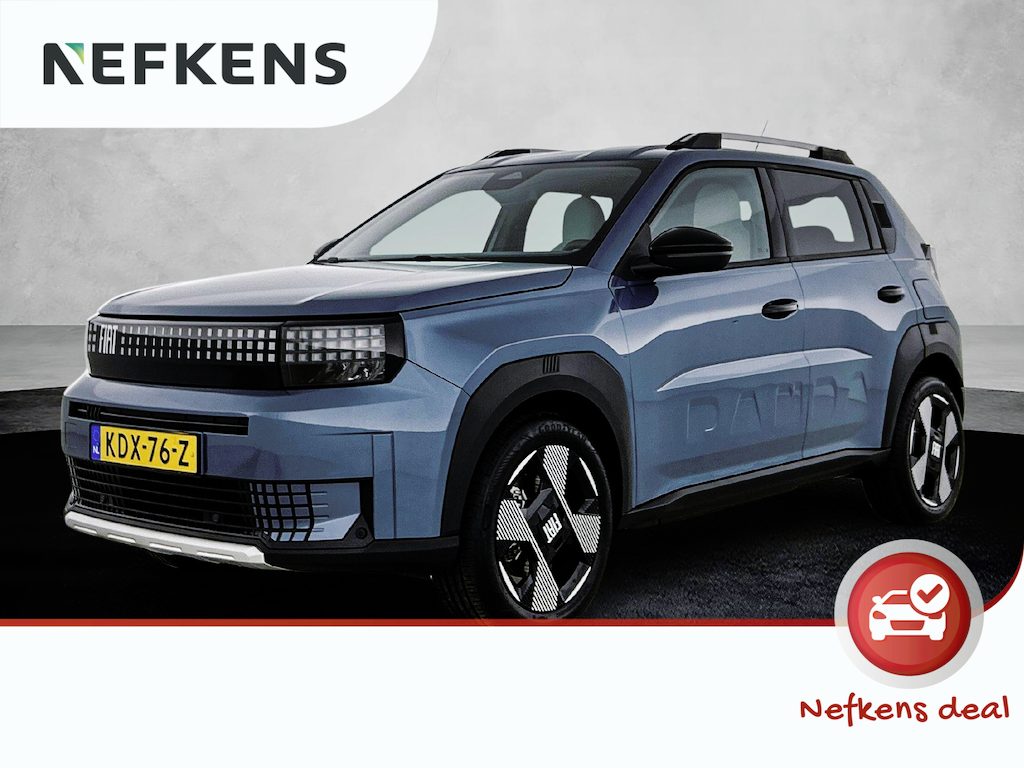 Fiat Grande Panda 113pk La Prima 11 kW 44 kWh Automaat | Accuconditie 97% | Stoel-/Stuurverwarming | Camera | Stoel-/Stuurverwarming | LED Koplampen | DAB Ontvanger | Climate Control | Cruise Control | 17"LMV | Apple Carplay/Android Auto |