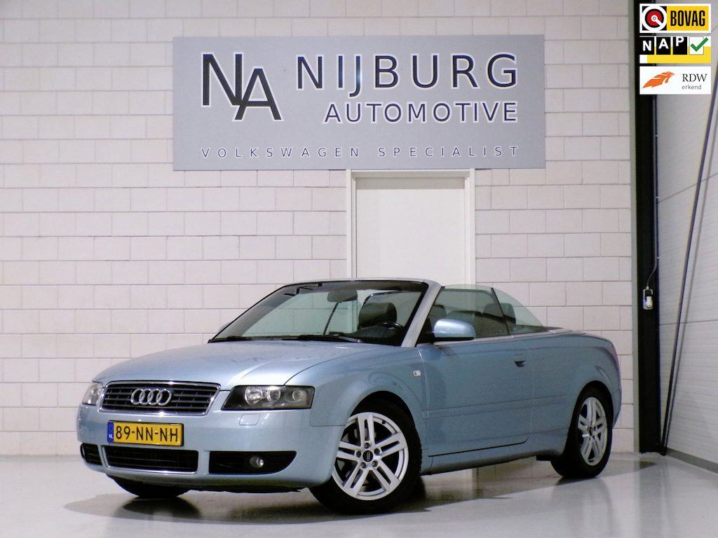 Audi A4 Cabriolet 3.0 V6 Pro Line "Automaat" Stoelverwarming Leer Xenon Bose Cruise-control Memory-seat Nieuwe-APK