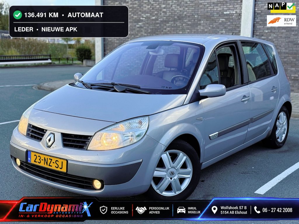 Renault Scenic 2.0-16V Privilège Luxe|136dkm|NAP|Autom.|Leer|APK