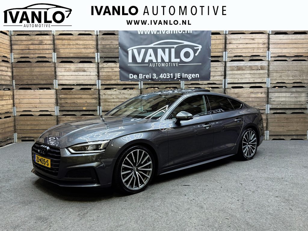 Audi A5 Sportback 40 TFSI Sport S-line Edition Pano Leder Navi Clima Camera B&O Carplay 19"LM 240 PK!