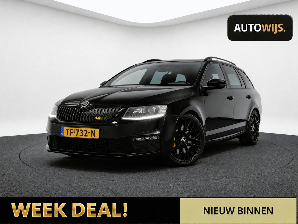 Skoda Octavia Combi 2.0 TDI RS|184PK|AUT|PANO|HALF LEER|D-RIEMVV|TREKHAAK