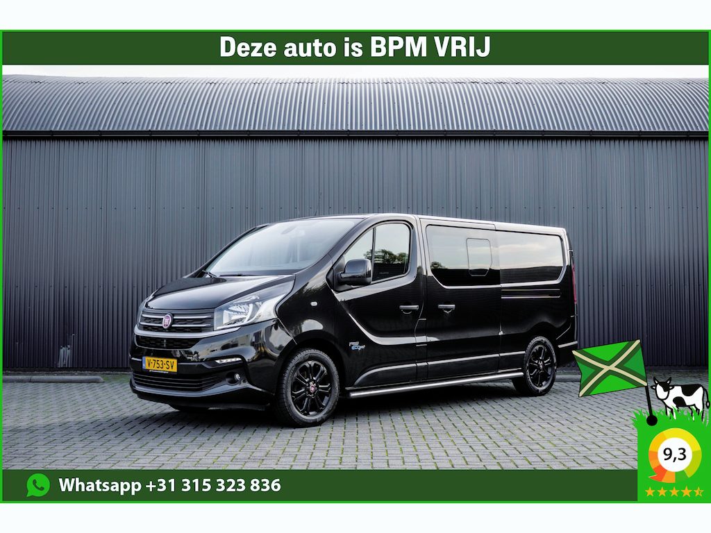 Fiat Talento 1.6 D L2H1 | 145 PK | DC 5-Zits | Leder | Schuifdeur L+R | Camera | Cruise | Climatronic | Trekhaak