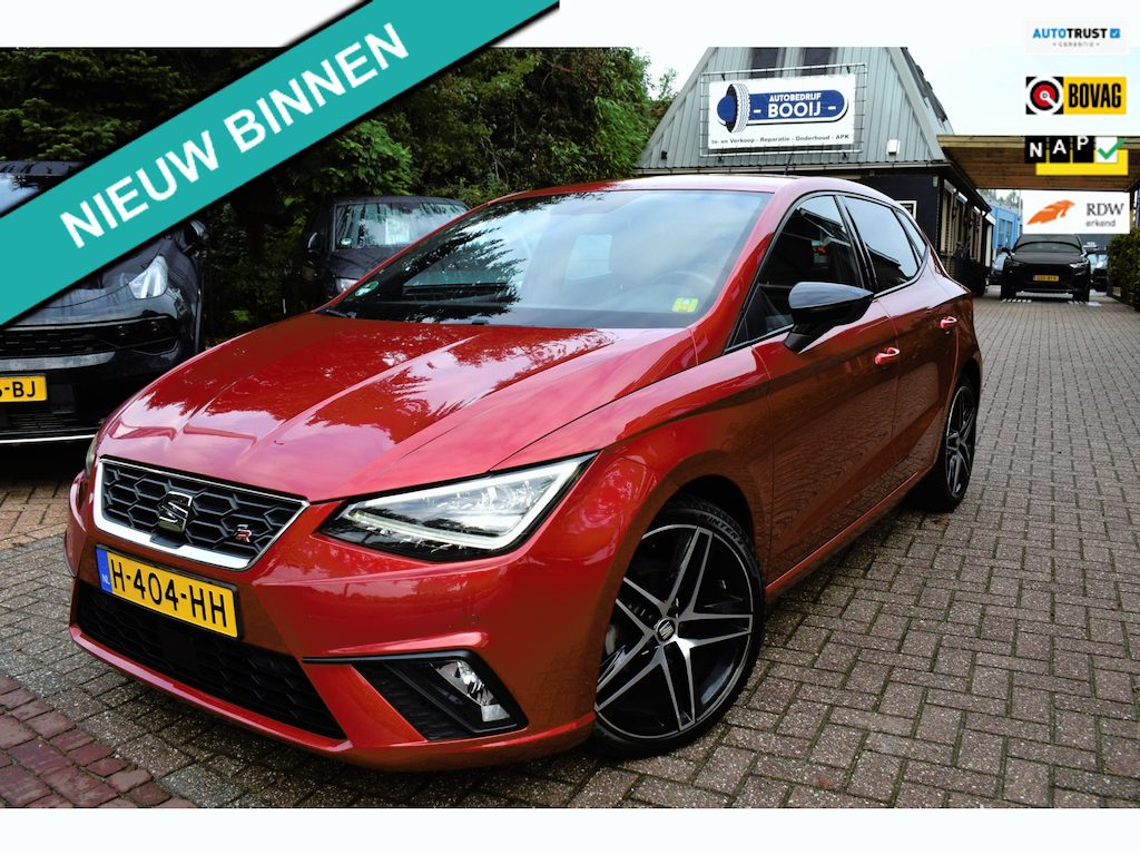 SEAT Ibiza TSI FR XENON-LED/CAMERA/CARPLAY/SFEERVER/ADAP-CRUISE/STOELVERW/KEYLESS/PDC V+A/18 INCH