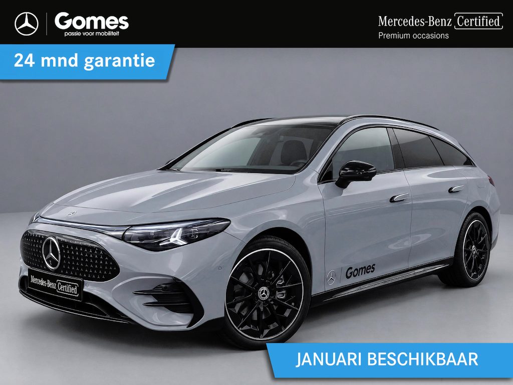 Mercedes-Benz CLA Shooting Brake 250+ Business Solution AMG | Night Pakket | Premium Pakket | Panoramadak | MBUX Superscreen | Adaptieve Cruise Control | Dodehoekassistent | Verkeersbordenassistent | MULTIBEAM LED Koplampen | Sportstoelen | Elektrisch Verstelbare Stoelen + Memory | Stoelverwarming | Sfeerverlichting | Apple CarPlay | Android Auto | Elektrische Achterklep | Achteruitrijcamera | Parkeersensoren