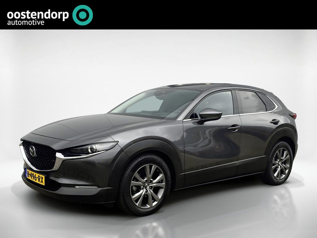 Mazda CX-30 2.0 e-SkyActiv-X M Hybrid Luxury Automaat | Rijklaarprijs | Trekhaak | Lederen bekleding | Premium Audio | Stoelgeheugen | Elektrische achterklep |
