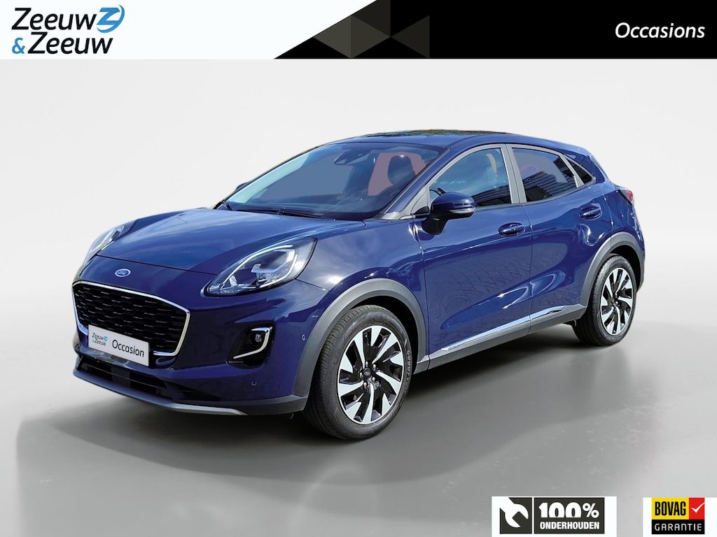 Ford Puma 1.0 EcoBoost Hybrid Titanium | Dealeronderhouden | Trekhaak afneembaar | Navigatie | Achteruit rij camera