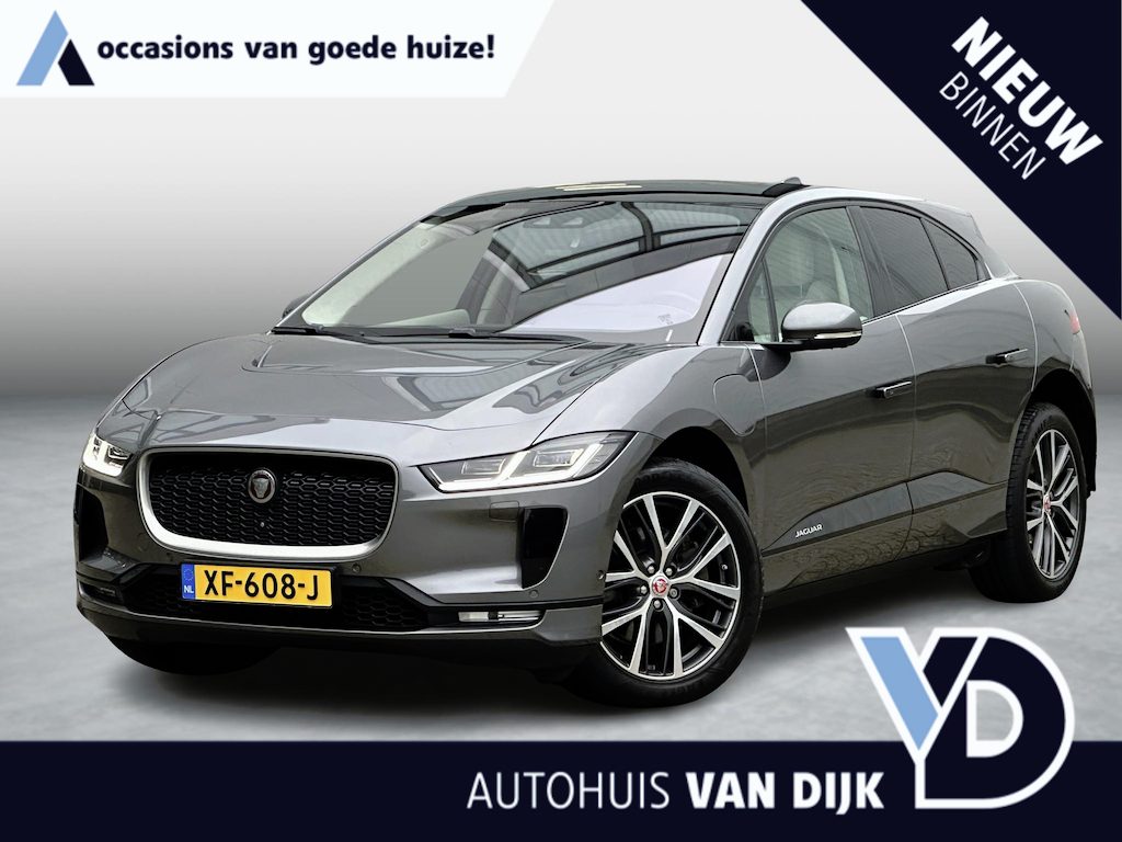 Jaguar I-Pace EV400 First Edition 90 kWh |360° Camera|Pano-dak|Stoelverw/koeling|Leder|Luchtvering|Adapt.Cruise|Meridian|Carplay