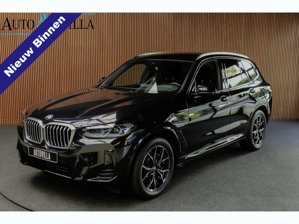BMW X3 xDrive20i High Exe M-Pakket Leer Camera HUD ACC Navi Laser LED Elektr. achterklep Climate (3-zone) Elektr. trekhaak PDC LM velgen
