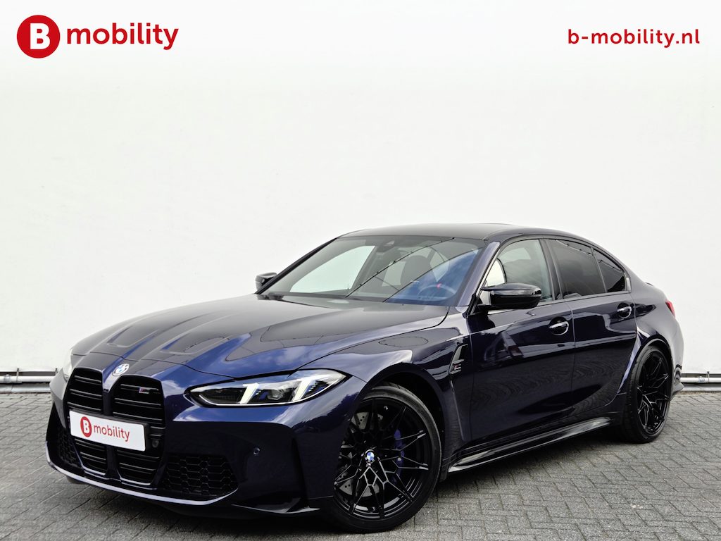 BMW M3 3-serie xDrive Competition 'Tansanitblau' M-Drivers Package Origineel NL! | Carbon Dak | Harman/Kardon | DAB | Achteruitrijcamera