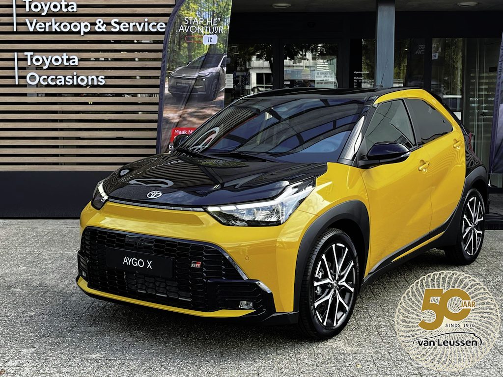 Toyota Aygo X Hybrid 115 GR Sport JBL-AUDIO 18''LM-VELGEN KEYLESS PARK-SENSOREN STOELVERW NAVI CLIMA AD-CRUISE