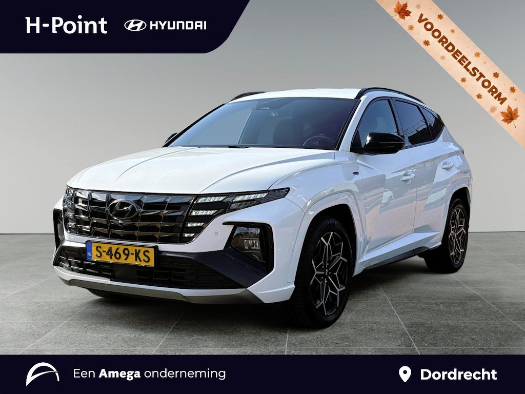 Hyundai Tucson N Line 1.6 T-GDI HEV 230pk | TREKHAAK | 360° CAMERA | STOELVERW. V + A | STOELVERKOELING | ADAPTIVE CRUISE | ALCANTARA | 1650KG TREKVERMOGEN |