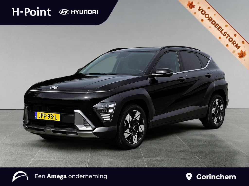 Hyundai Kona Premium 1.6 GDI HEV 137pk | LEDER | ADAPTIVE CRUISE | 360° CAMERA | ELEKTR. ACHTERKLEP | BLIND SPOT CAMERA |