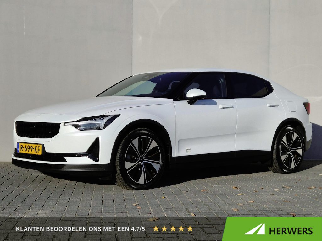 Polestar 2 Long Range Dual Motor 78 kWh / SOH 93% / Trekgewicht 1.500 kg / CCS snelladen / Stoelverwarming / Achteruitrijcamera / Climate Control / Elektrische Achterklep / Apple Carplay & Android Auto / Keyless Entry & Start /