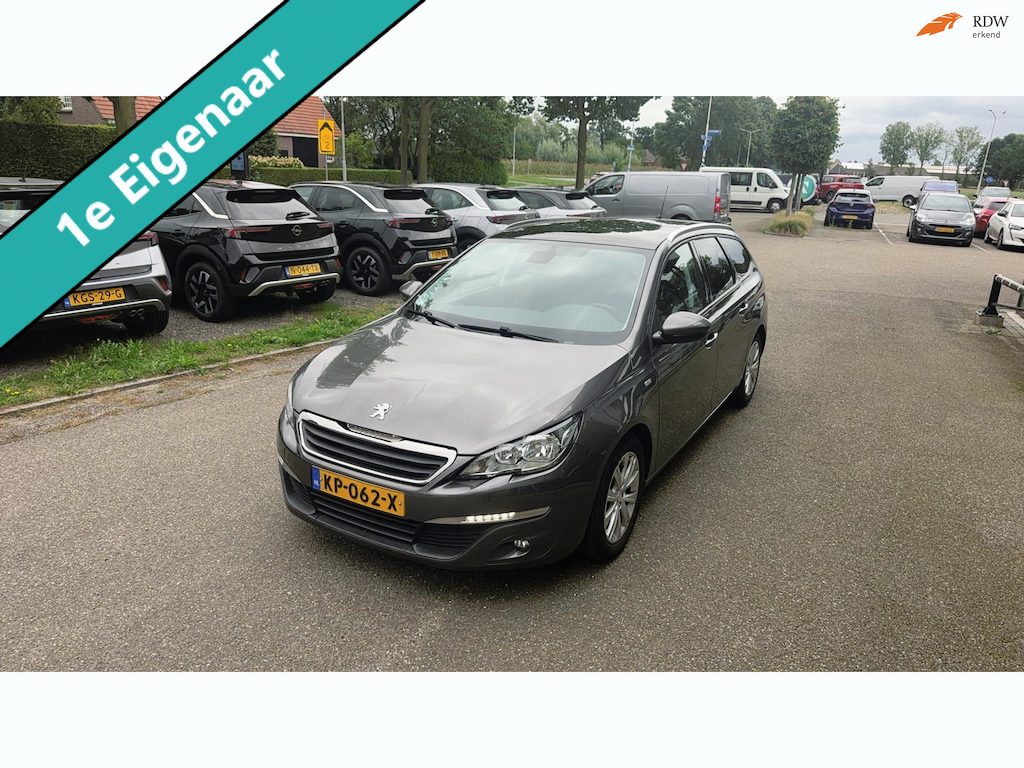 Peugeot 308 SW 1.2i 110pk Style1e eig. 119.000km. Clima Navi Panorama Historie