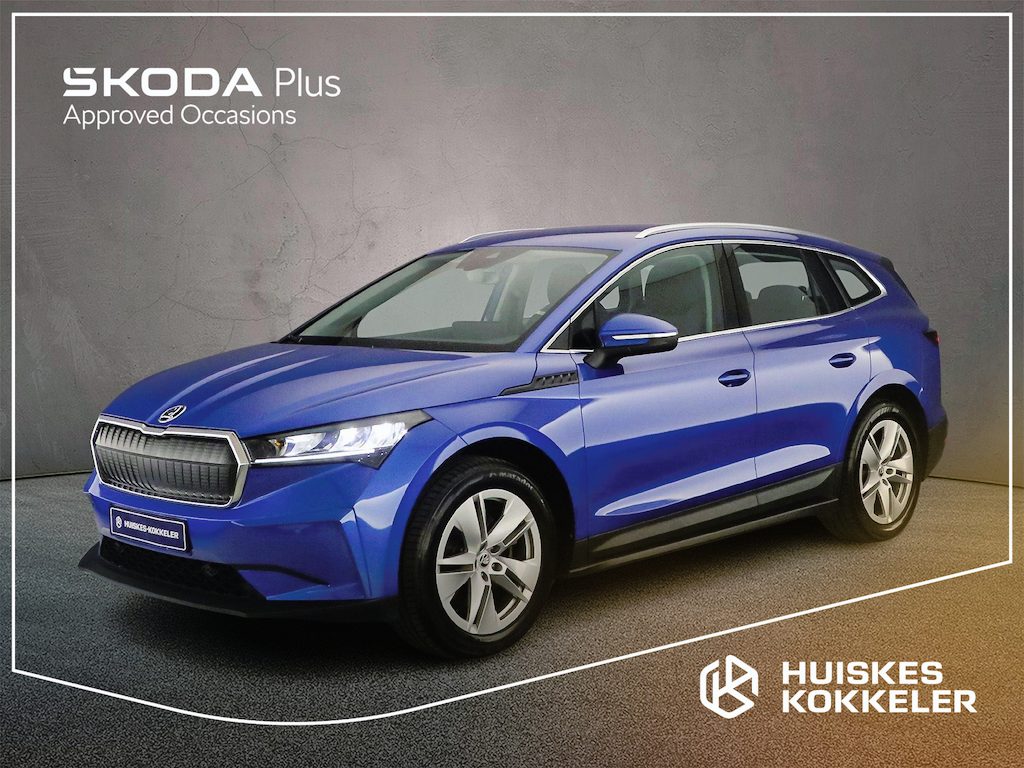 Skoda Enyaq iV 80 204pk Automaat Achteruitrijcamera, Adaptive cruise control, Navigatie, LED koplampen, Stuurwiel verwarmd, Parkeersensoren, App connect