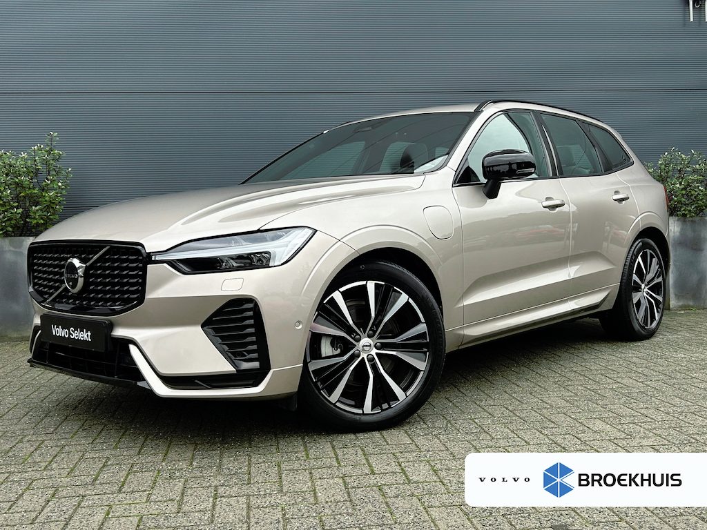 Volvo XC60 T8 Plug-in hybrid AWD Ultimate Dark | Uniek! | SoH 99% | Luchtvering | HU-Display | Wool Blend | 360 camera | Harman/Kardon |