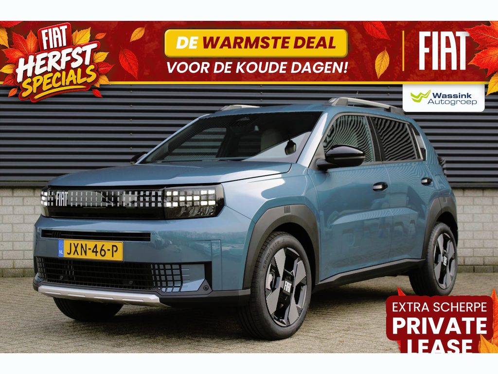 Fiat Grande Panda 1.2 Hybrid 100pk eDCT6 La Prima | Stoel- en stuurverwarming | Apple Carplay/Android Auto| Parkeersensoren | Camera Achter |