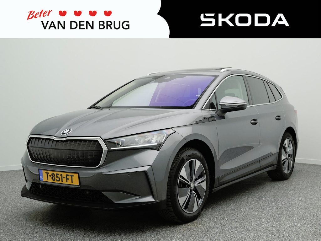 Skoda Enyaq iV 80 | SoH 96,9% | Trekhaak | Panoramadak | Stoelverwarming V+A | Adaptieve cruise | Achteruitrijcamera |