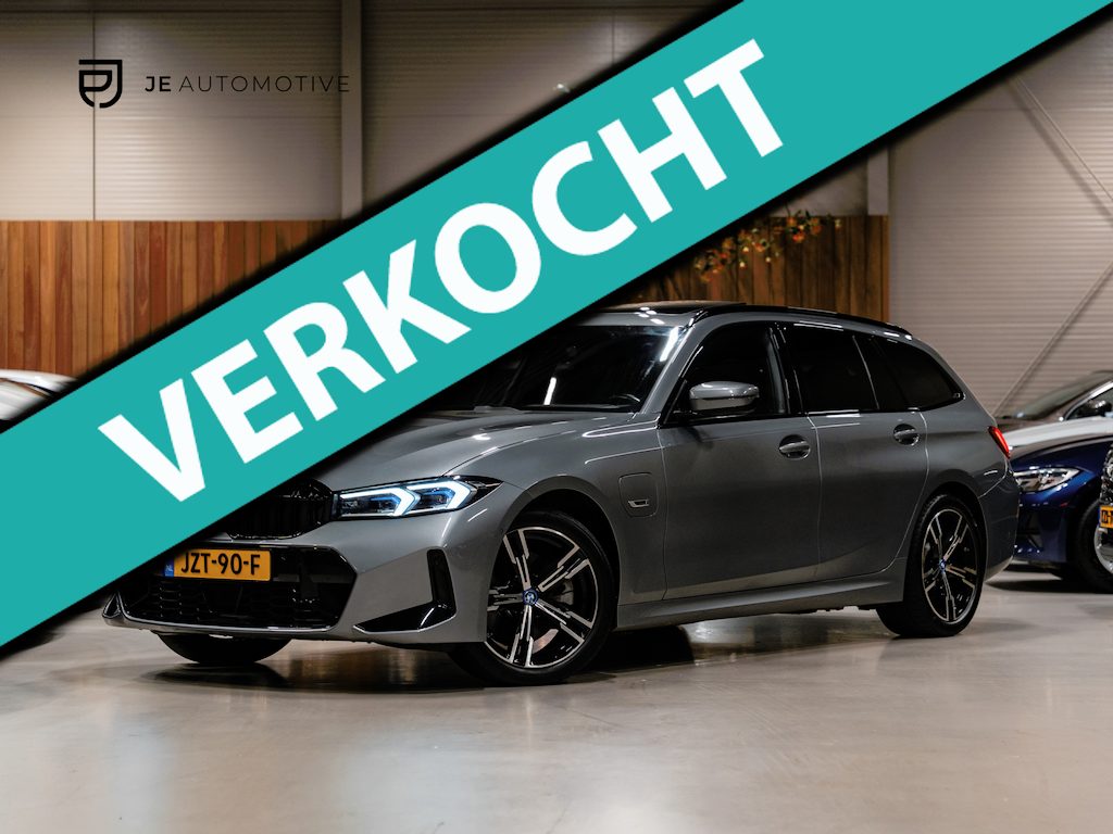 BMW 3-Serie Touring 330e M-Sport 292PK, Facelift, LCI, Shadow Line, M-Seats, Laser Led, Navi, Adaptive Cruise, Voll Onderhoud