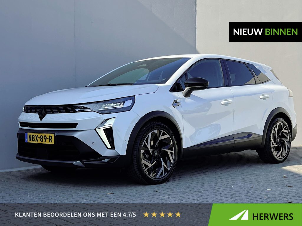Renault Symbioz 1.8 E-Tech full hybrid 160 esprit Alpine / Fabrieksgarantie tot 02-2029 / Elektrische Voorstoelen / Elektrische Achterklep / Stuur- & Stoelverwarming / Navigatie / Apple Carplay & Android Auto / 19" LM Velgen /