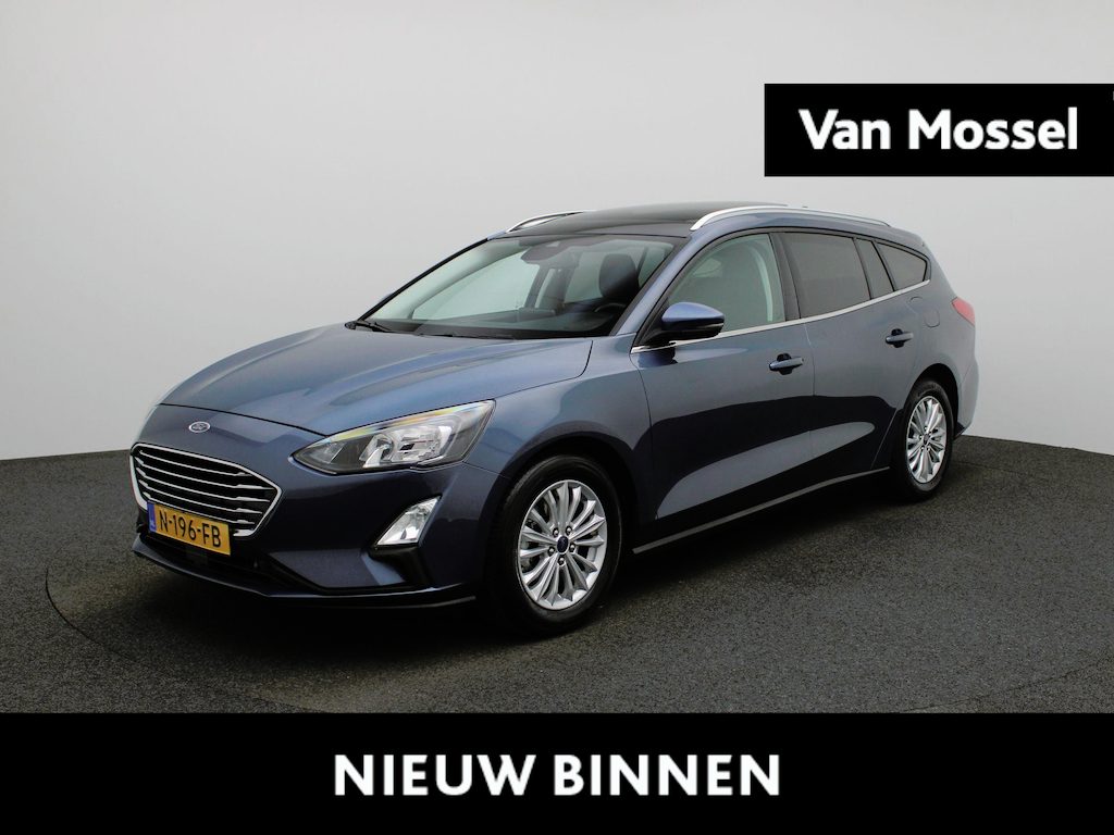 Ford Focus Wagon 1.0 EcoBoost Hybrid Titanium X Business | Panorama dak | Cruise Control Adaptief | Achteruitrij Camera | Elektrische Kofferbak | B&O Audio |