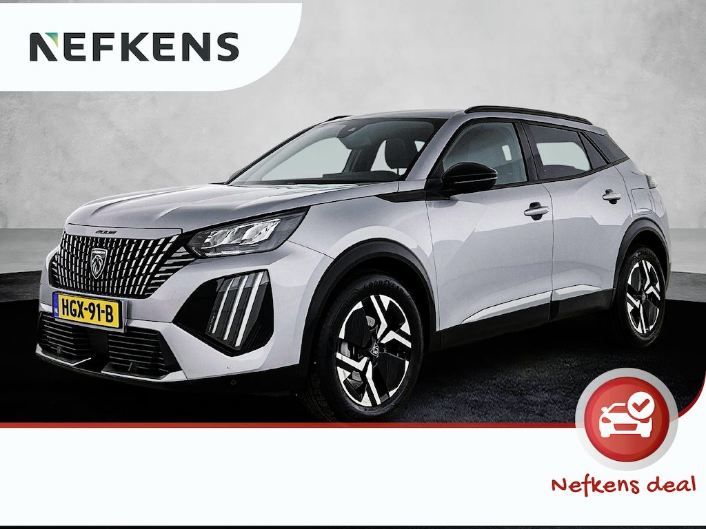 Peugeot 2008 SUV Allure 100pk | Navigatie | Climate Control | Cruise Control | Parkeersensoren v+a | Keyless | Armsteun | Digitaal instrumentenpaneel | Draadloze Apple Carplay / Android Auto + telefoonlader | DAB+ radio | Led koplampen | Donker getint glas | 17" lichtmetalen velgen |