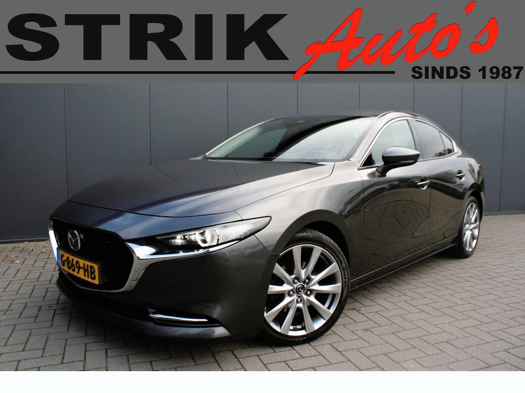 Mazda 3 2.0 e-SkyActiv-X M Hybrid 180 Luxury - LEDER - BTW AUTO - 2e EIGENAAR