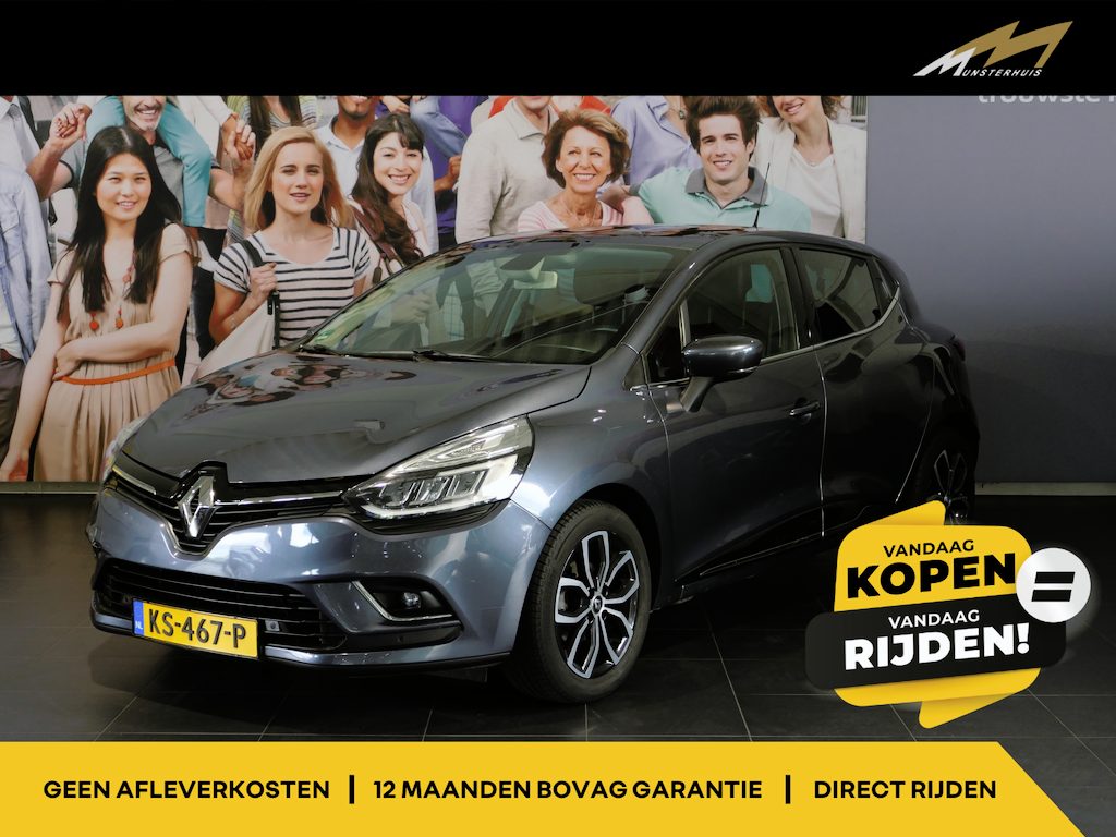 Renault Clio 0.9 TCe Intens *Dealer onderhouden* - Panodak - Navi - Sensor V+A - Armsteun voor