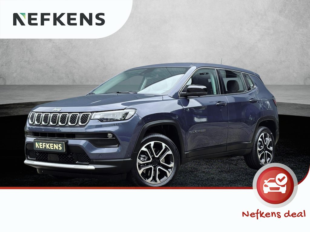 Jeep Compass 190pk Plug-in Hybrid Altitude | Accu 96% | 1ste eigenaar | Trekhaak | Winterpack | Camera | 18" LM velgen | AppleCarPlay/Android