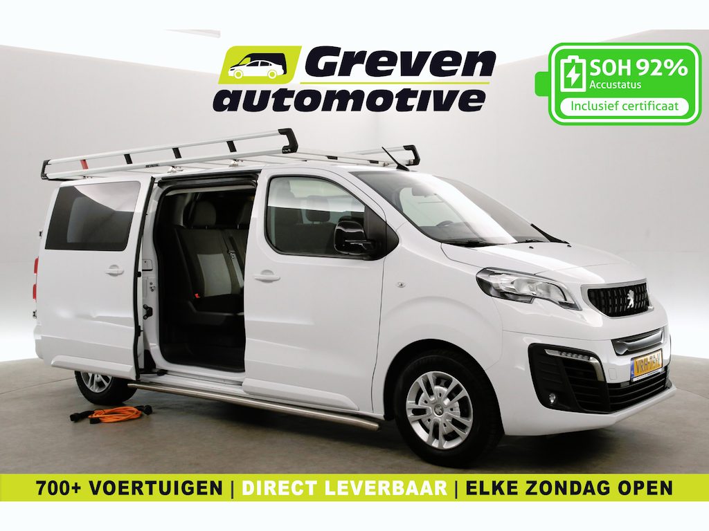 Peugeot e-Expert 75 kWh Long Range L3H1 | Snelladen | DC | 6 Zits | SOH 92% | Airco | Camera | Cruise | Carplay | Trekhaak