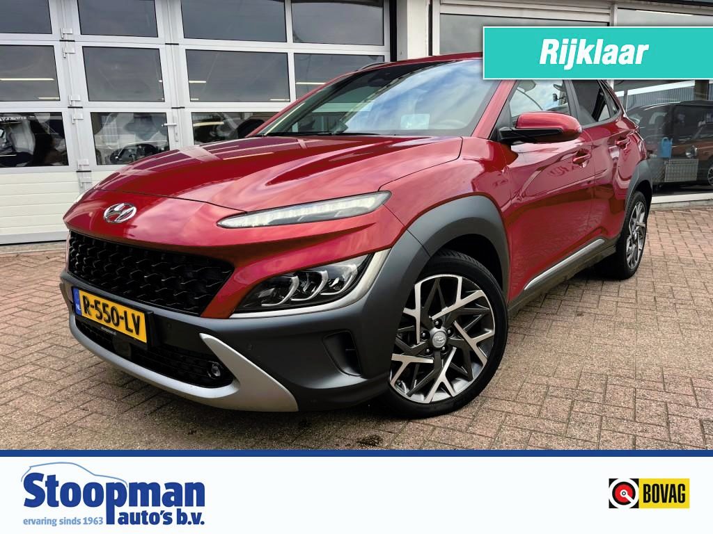 Hyundai Kona 1.6 GDI HEV Premium CarPlay Ad.cruise NL-auto
