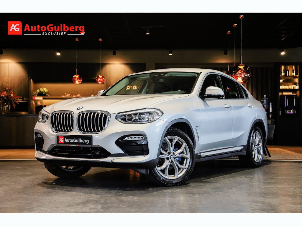 BMW X4 xDrive20i High Executive X-Line Sportstoelen D.Leder verwarmd, Navigatie Professioneel, Hifi actief, Verwarmd stuur, Ambiente pakket, Electrische trekhaak, Lmv.