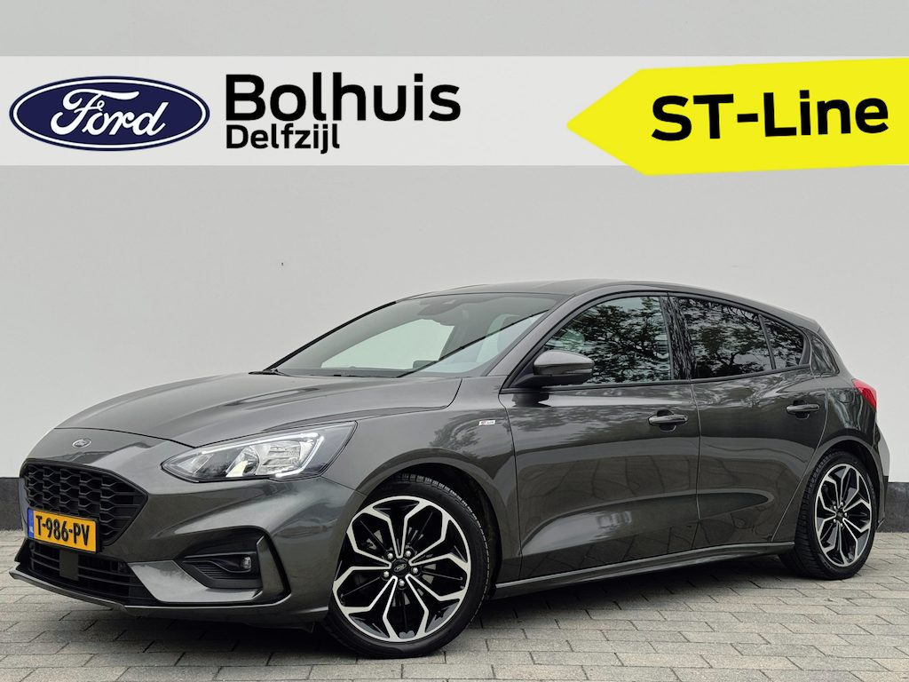 Ford Focus EcoBoost Hybrid ST Line Business | Trekhaak Afneembaar | All-Season | 18-inch | Stoelverwarming | Camera | Keyless Entry | 100% dealeronderhouden |