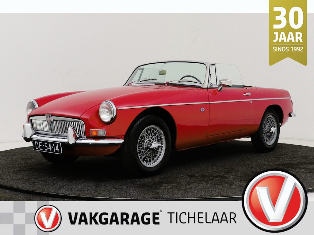 MG MG B type 1.8 Roadster | 'Steel Dash' | Super Nette Staat! | Nieuwe Cabriokap | Overdrive | Chroom | Spaakwielen |