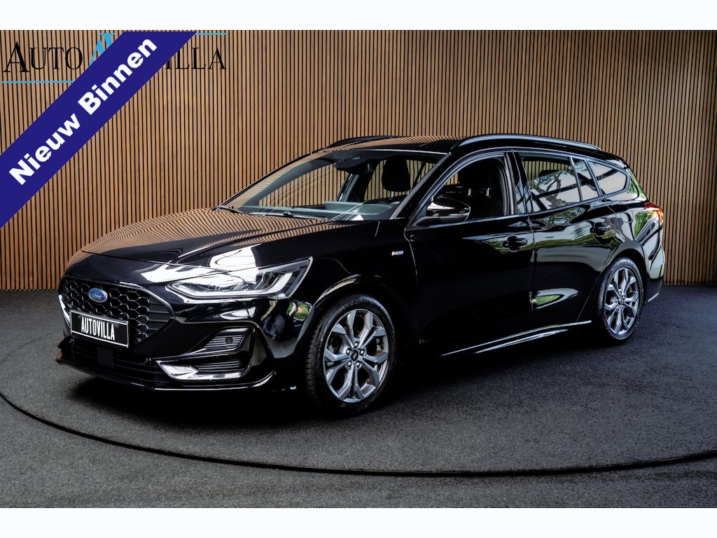 Ford Focus Wagon 1.0 EcoB Hybrid ST Line Navi Camera Climate Stuurverwarming Stoelverwarming PDC Zwarte hemelbekleding LED LM velgen