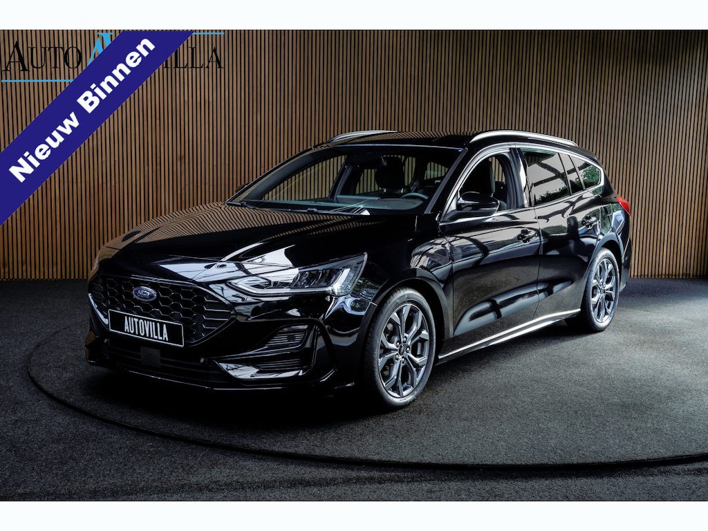 Ford Focus Wagon 1.0 EcoB Hybrid ST Line Navi Camera Climate PDC LED Zwarte hemelbekleding LM velgen