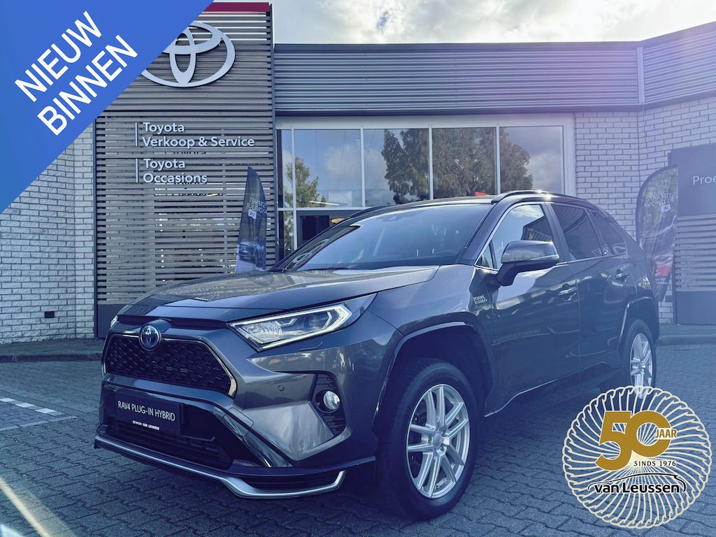 Toyota RAV4 2.5 Plug-in Hybrid AWD STYLE STOEL/STUURVERW TREKHAAK 1500KG TREKGEW APPLE/ANDROID KEYLESS EL-STOEL CAMERA PARK-SENSOREN EL-ACHTERKLEP