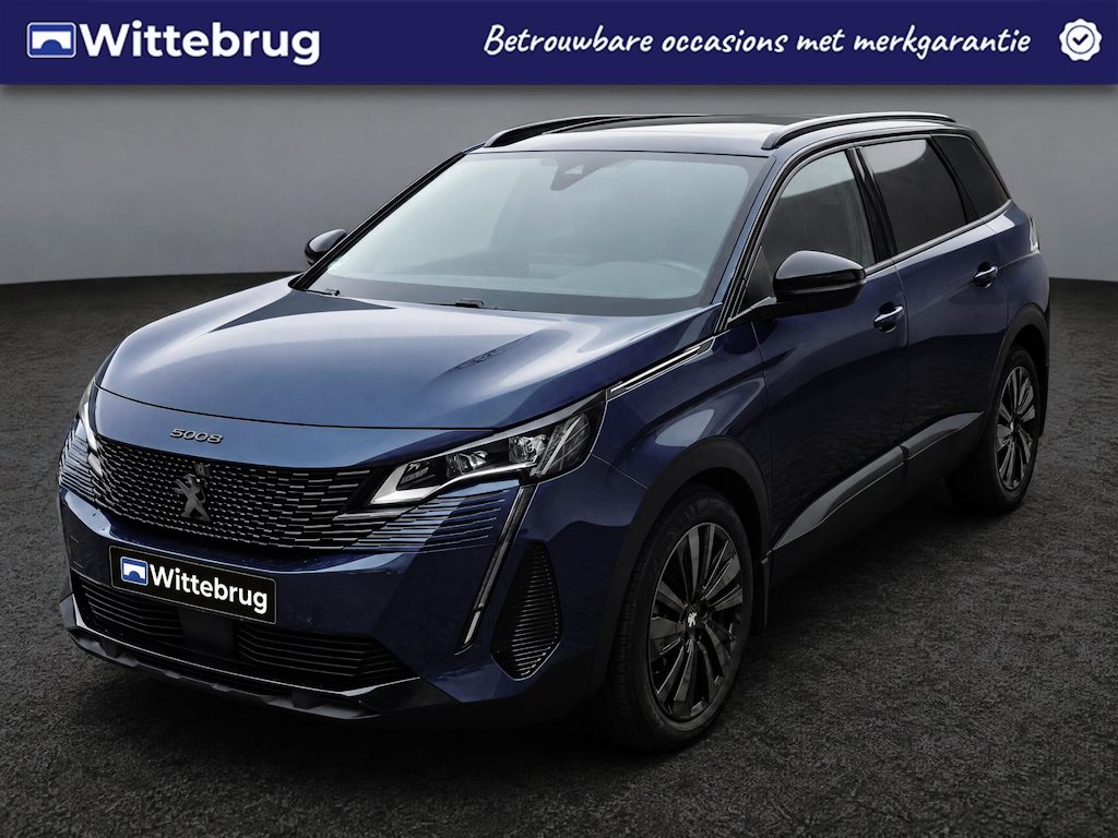 Peugeot 5008 1.2 Hybrid 136PK GT Leder | Trekhaak | Stoelverwarming | Apple Carplay | Camera | 7 Zits